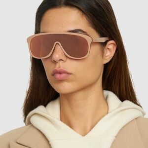 Chloé Women's Jasper Shield Navigator Sunglasses, 99mm